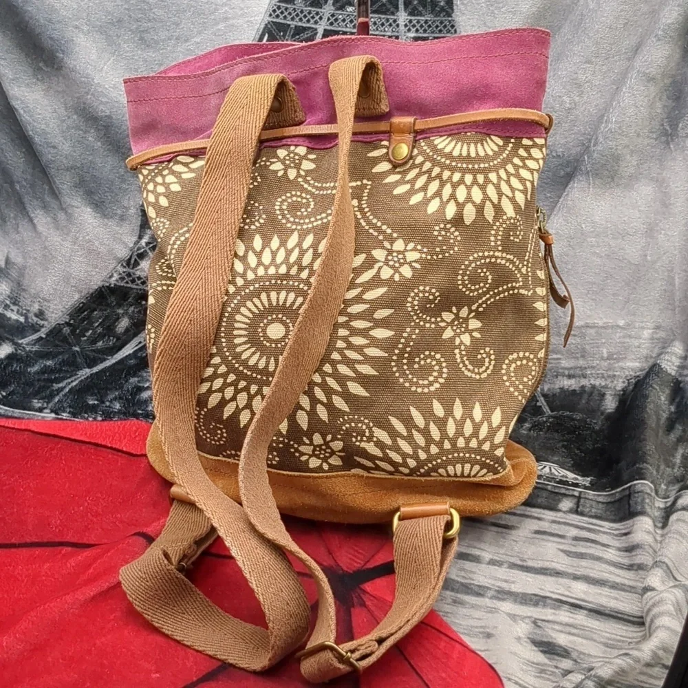 Lucky brand drawstring backpack